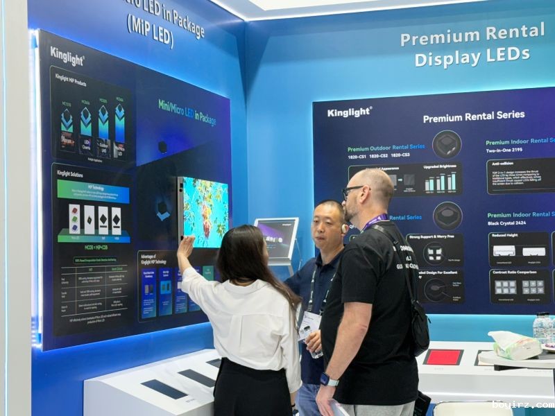 Vistior inquires over Kinglight MIP LEDs