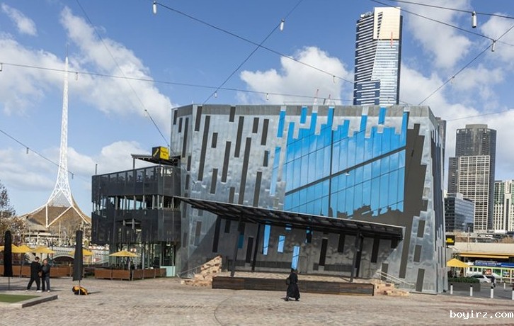 墨尔本联邦广场大屏幕