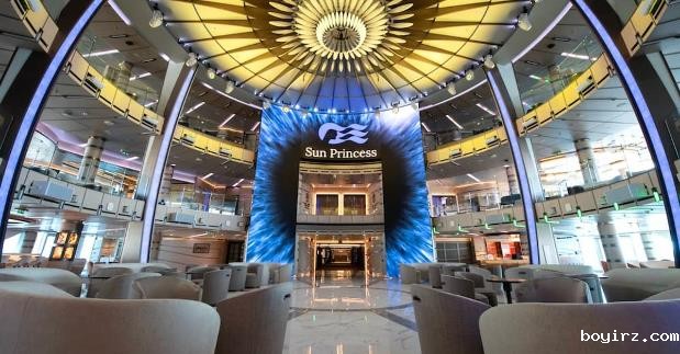 太阳公主号穹窿顶LED视觉与LED屏