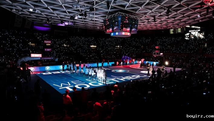 全球第一块永久性全LED篮球场亮相德国慕尼黑