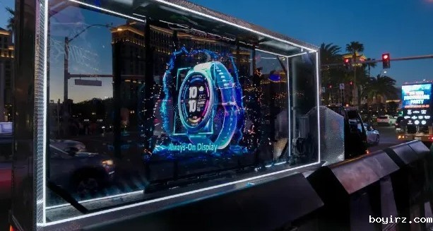 全球首个3D全息LED广告车闪亮登场，引领移动广告新纪元